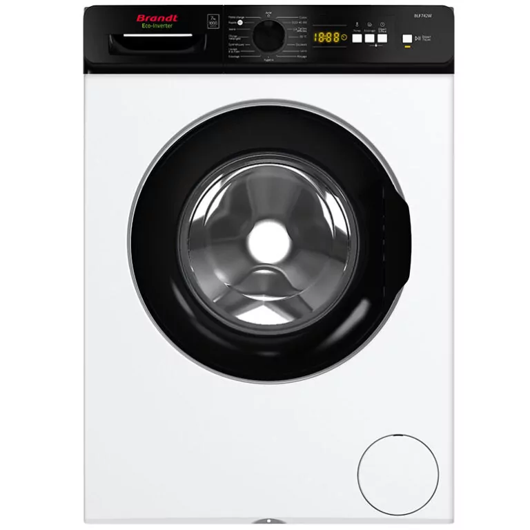 MACHINE À LAVER FRONTALE BRANDT BLF742W 7KG - BLANC
