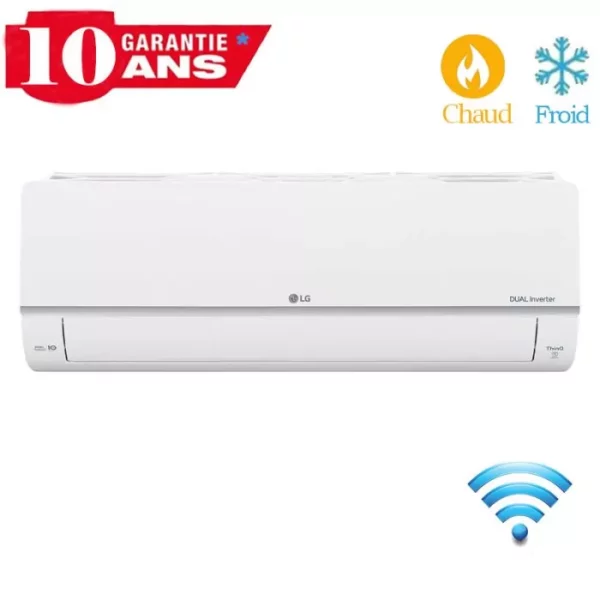 Climatiseur Dual Inverter LG 18000 BTU Chaud/Froid - D18TIH
