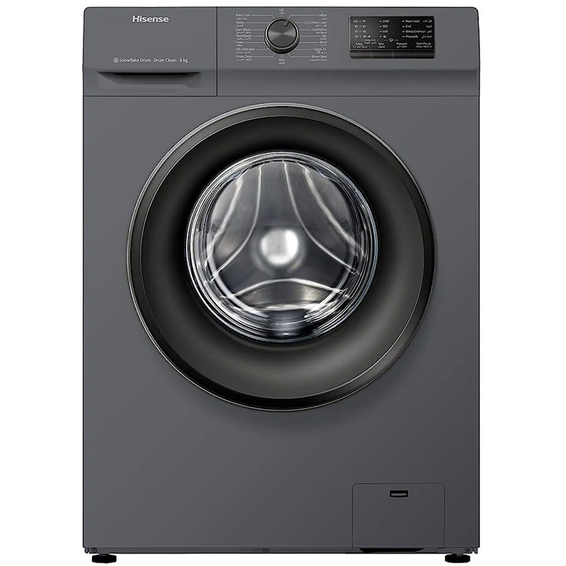 Machine à Laver Frontale Hisense 6Kg WFVC6010T – SILVER - Hisense