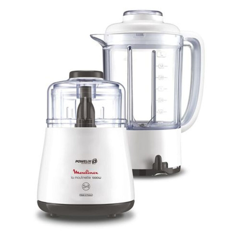 Blender & Mini Hachoir MOULINEX DPA241 1000W – Blanc