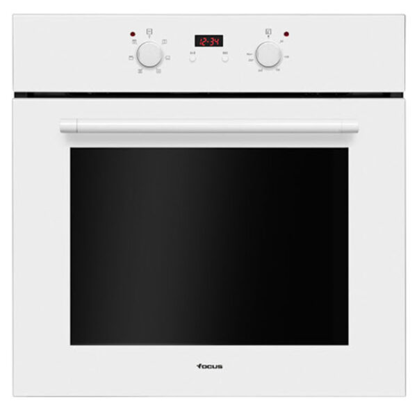 Four Encastrable Focus 60 cm Ventile Blanc Avec Afficheur F.521W