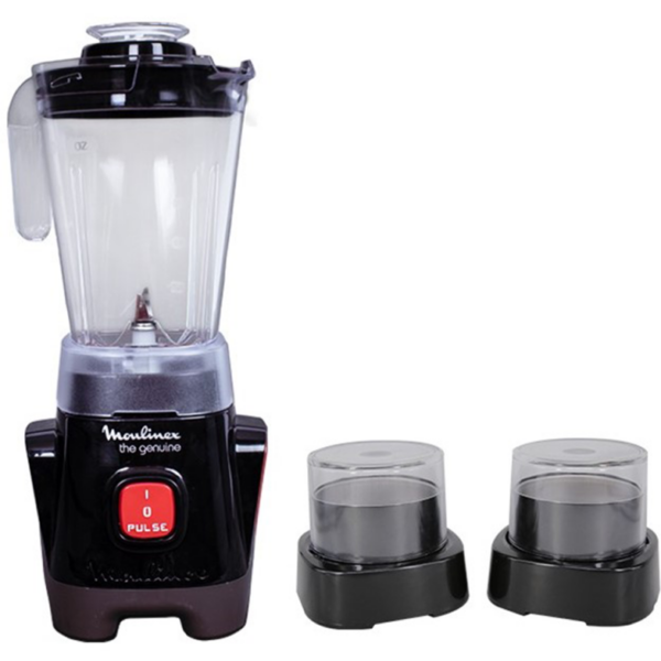Blender MOULINEX LM2428EG 400W + Moulin & Hachoir – Noir