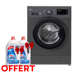 Lave Linge Frontal LG F2J3QYG6J 7kg – Noir