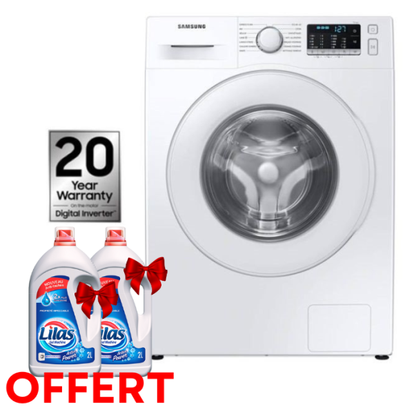 Lave Linge Frontal SAMSUNG WW70TA046TE Eco Bubble 7Kg – Blanc