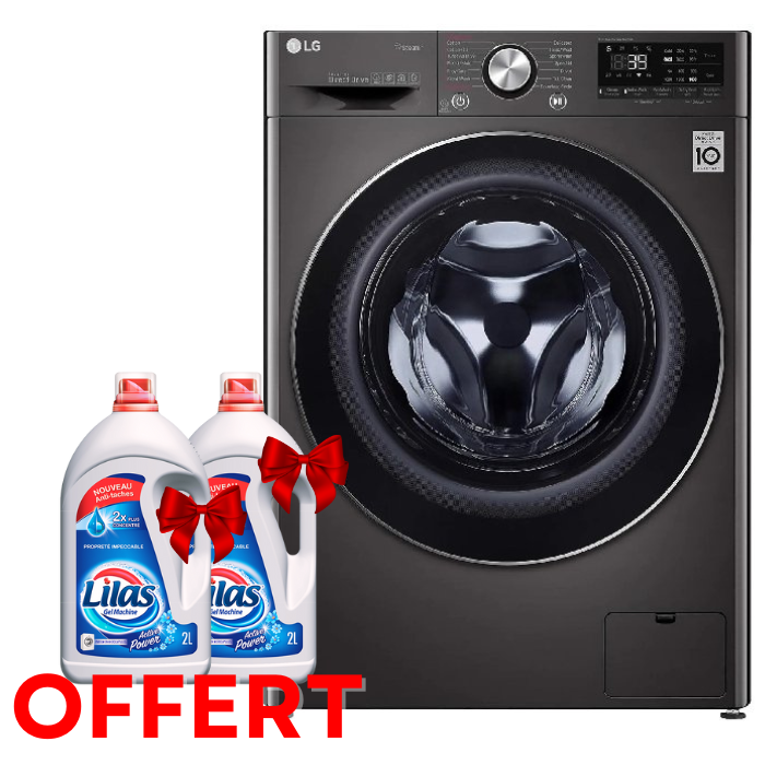 Lave Linge Frontale LG F4V9RCP2E 10kg – Noir