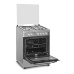 Cuisinière à Gaz BRANDT BGE6241X 60 cm 4 Feux