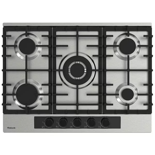 Plaque de Cuisson FOCUS F403X 5 Feux 70 cm – Inox