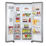 Réfrigérateur Side By Side LG 617L NoFrost GC-J257SL2S – Argent platine