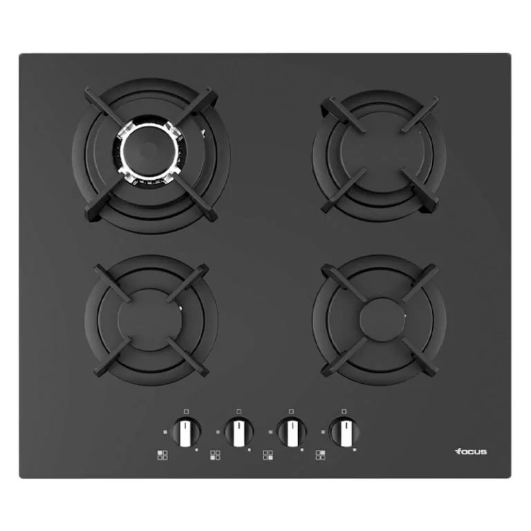 Plaque de Cuisson FOCUS F415B 4 Feux 60 cm – Noir