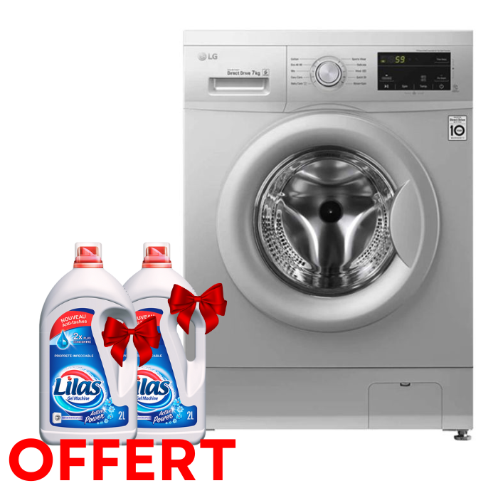 Lave linge Frontal LG FH2J3QDNG5P 7Kg