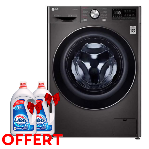 Lave linge Séchant Frontale LG F4R5VGG2E 9 Kg – Silver