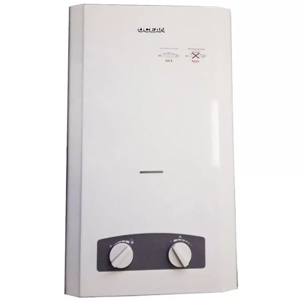 Chauffe Bain OCEAN 10 Litres Gaz Naturel – Blanc