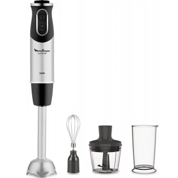 Mixeur Plongeant MOULINEX Quickchef 3en1 1000 Watts - Inox
