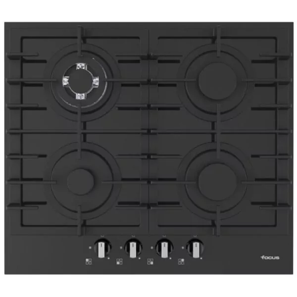 Plaque de Cuisson FOCUS F405B 4 Feux 60 cm – Noir