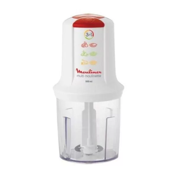 Mini Hachoir MOULINEX AT7151EG 500W – Blanc