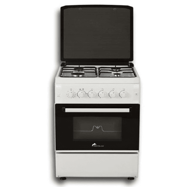 Cuisinière MontBlanc 4 Feux – 6060REB – Blanc – Garantie 2 ans