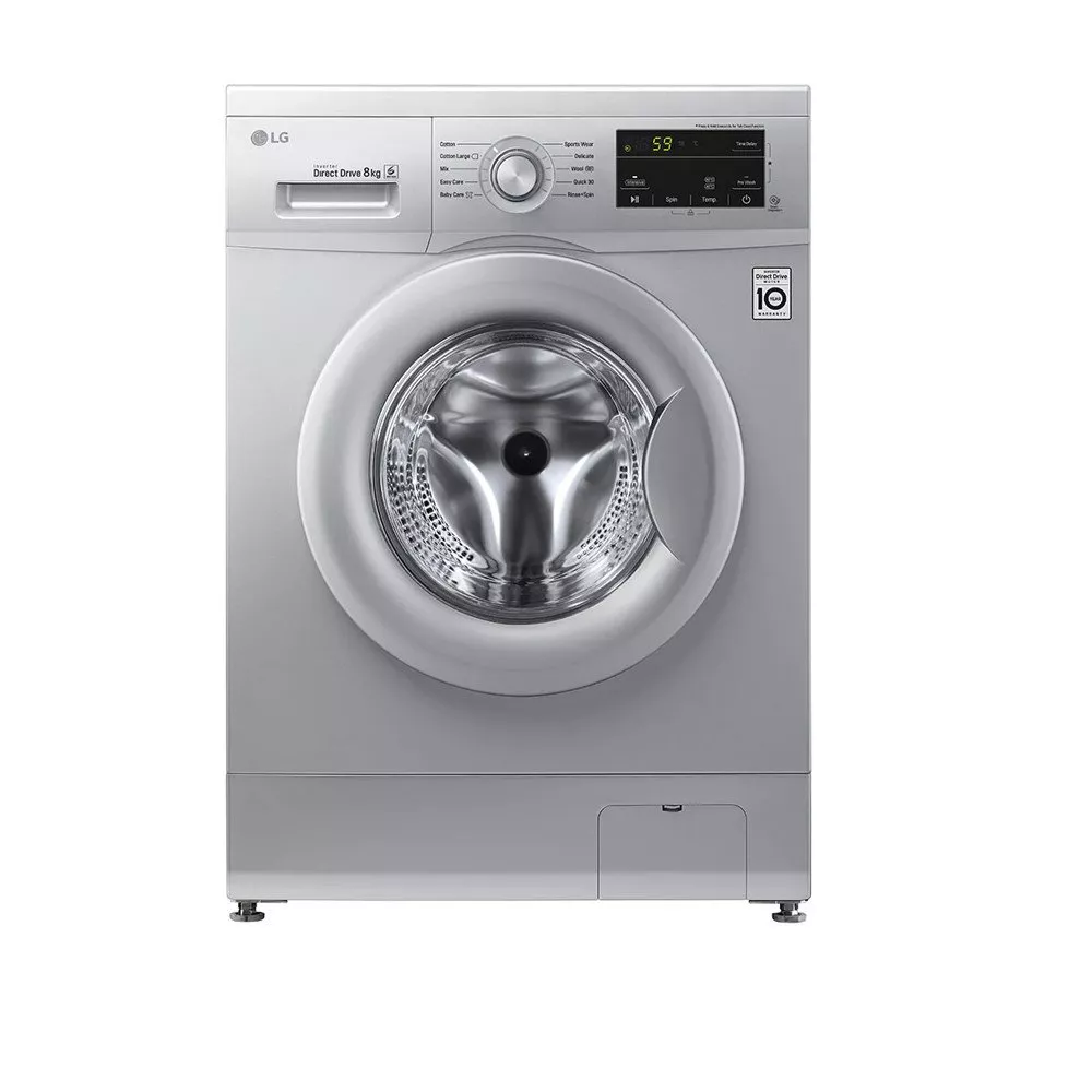 Lave Linge Frontale LG 8Kg -Silver (FH4G7TDY6) - LG
