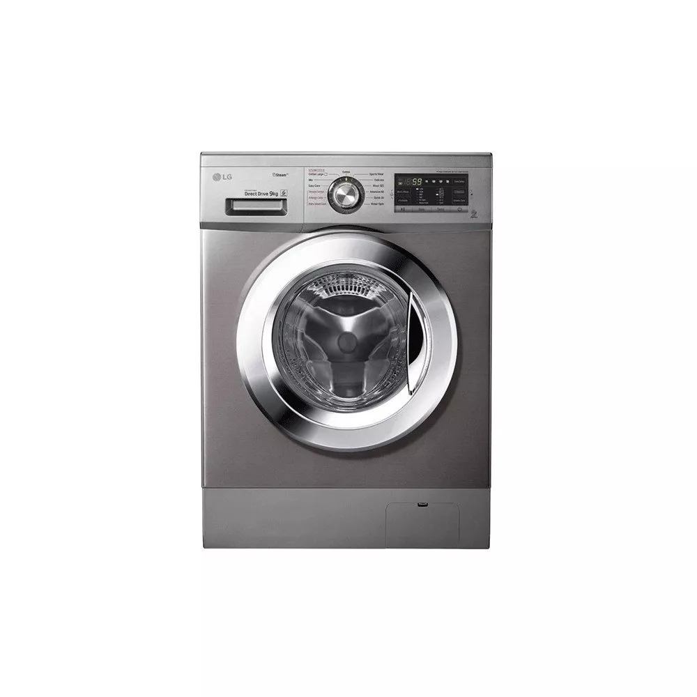 Machine À Laver LG – 9KG – Lavante Séchante – Cycle Vapeur – Silver – Garantie 3 Ans - LG