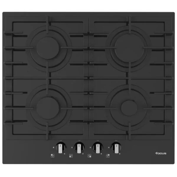 Plaque de Cuisson FOCUS F404B 4 Feux 60 cm – Noir