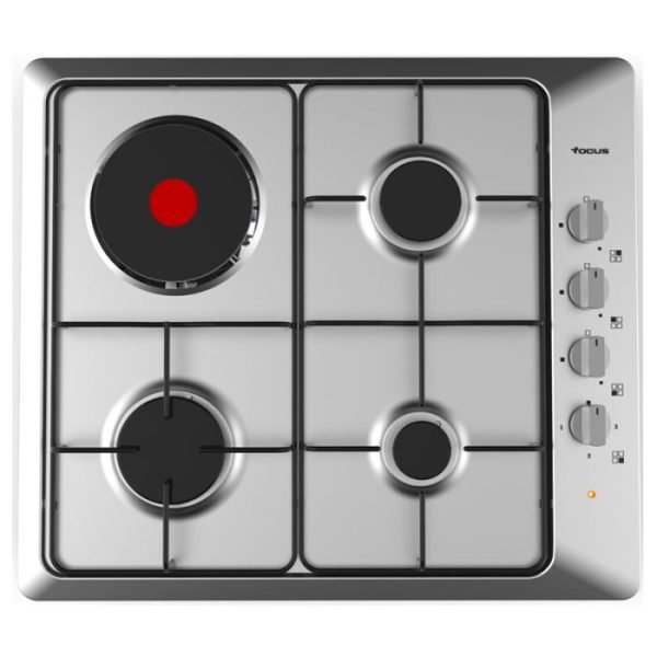 Plaque de Cuisson FOCUS F806X 4 Feux 60 cm – Inox