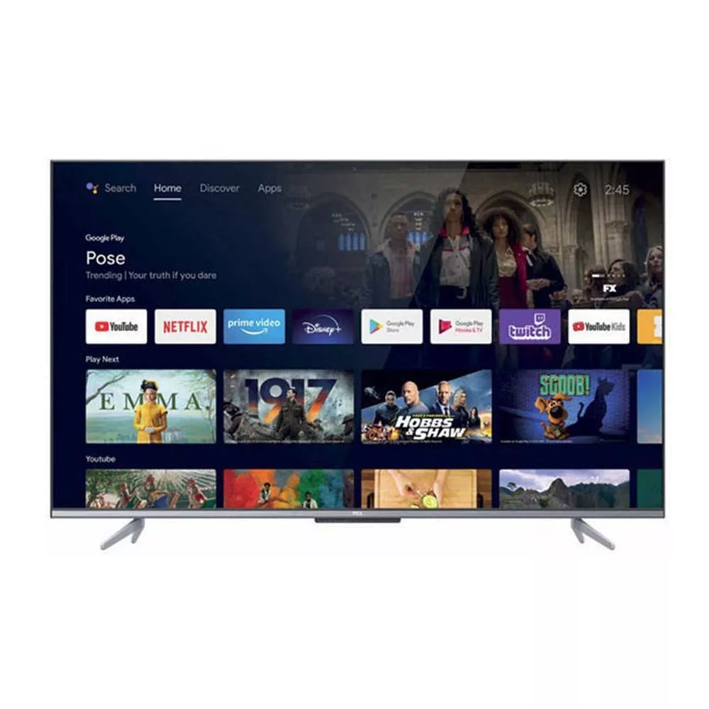 TÉLÉVISEUR TCL P725 43&Prime; UHD 4K ANDROID SMART (LED43P725) - TCL