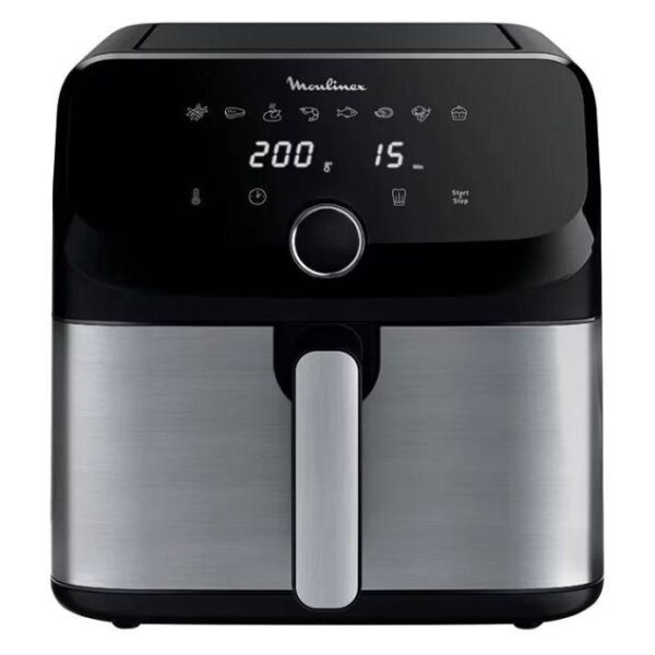 Air Fryer MOULINEX 7.5L EZ855D20 – Noir & Silver