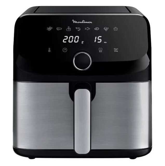 Air Fryer MOULINEX 7.5L EZ855D20 – Noir & Silver