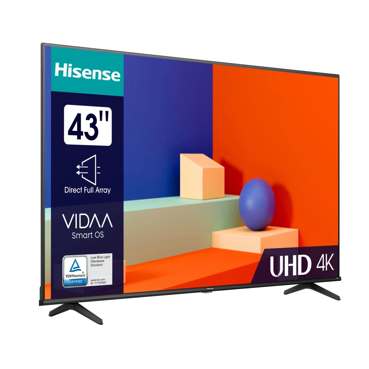 Tv Smart Hisense 43A4K – 43 pouces Full HD