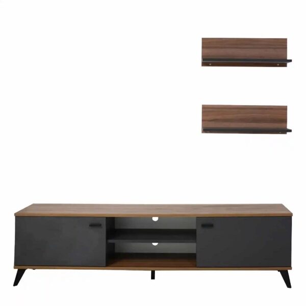 Meuble TV Living Sotufab Nice – Siroko & Gris – LIV29SI/GR