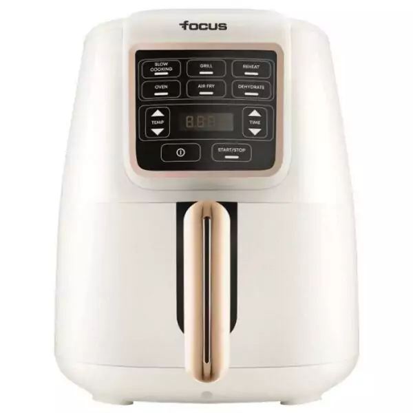 AIR FRYER FOCUS 4 Litres – Blanc&Gold – FM3601-W
