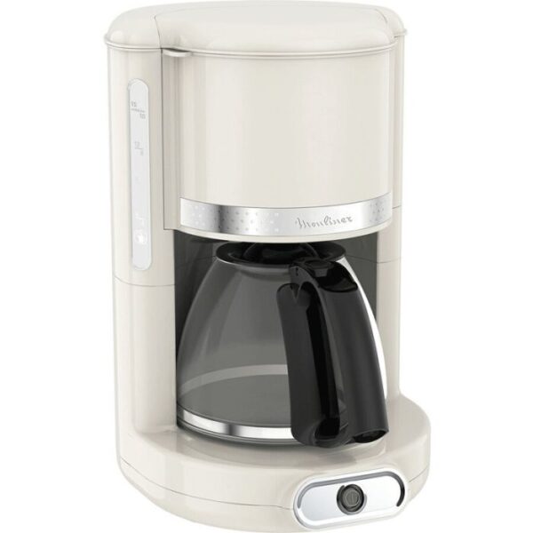 Cafetière MOULINEX FG381A10 Gamme Soleil 10-15 Tasses – Blanc