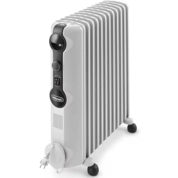 Radiateur Bain d’Huile DELONGHI 12 Éléments 2500W – Blanc – TRRS1225