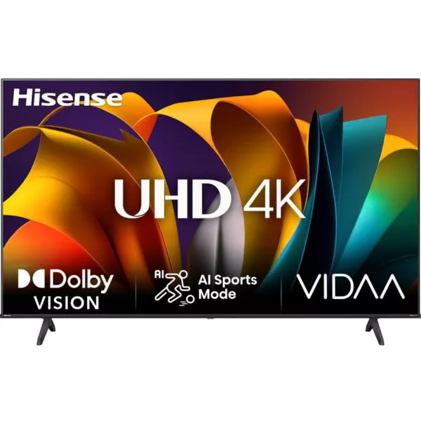 TV HISENSE 85'' SMART Série A6K 4K UHD Smart – VIDAA 6.0 – Noir