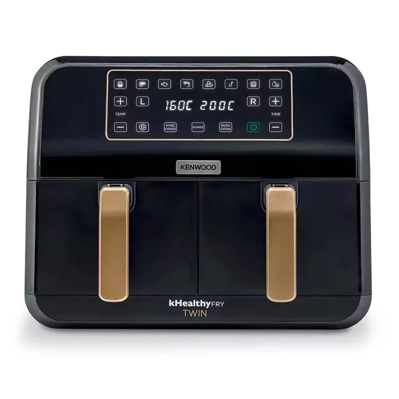 Air fryer Kenwood kHealthy Fry Dual 1700W – 8 Litres – Noir – HFP70.000BK - Kenwood
