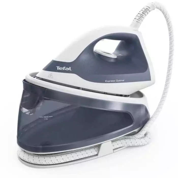 Centrale à Vapeur TEFAL SV4110 2200W – Blanc & Bleu - Tefal