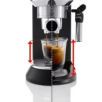 Machine à Café Expresso Delonghi Dedica Style 1300W – Noir – EC685.BK