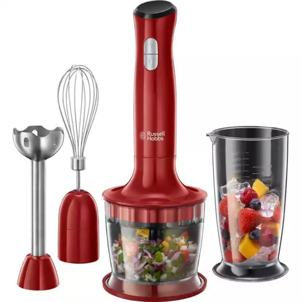 Mixeur 3en1 RUSSELL HOBBS 24700-56 500W – Rouge