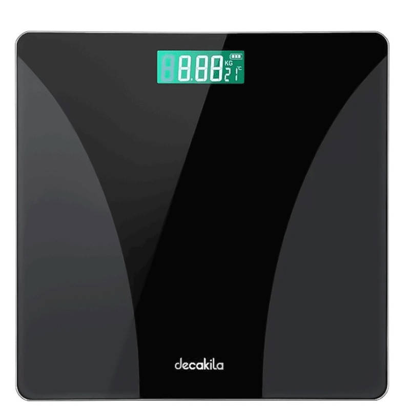 Pèse Personne DECAKILA KMTT038W – 180 Kg – Noir
