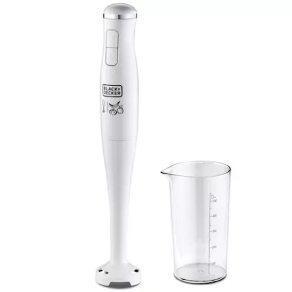 Mixeur Plongeant Black&Decker 300 Watts - Blanc - SB2500-B5