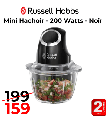 Mini Hachoir - 200 Watts - Noir