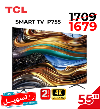 Tv TCL 55 » Smart Google P755 UHD 4K 2024