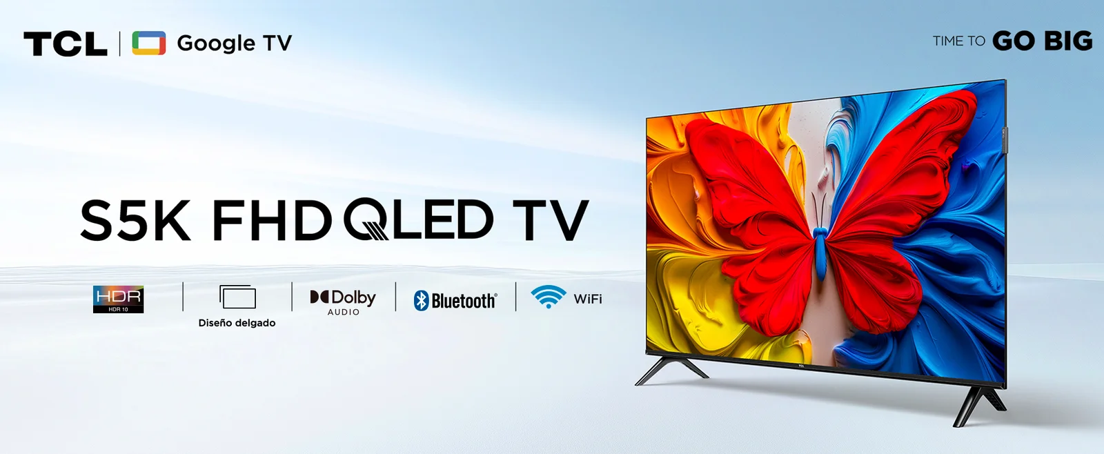 Tv TCL 40'' S5K QLED Full HD SMART + Récepteur intégré