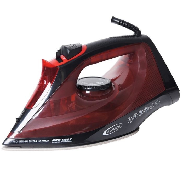 Fer a repasser FLORENCE HK376 2200Watts – Rouge