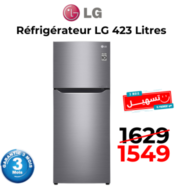 Réfrigérateur Inverter LG GL-C252SLBB 234 Litres NoFrost – Inox