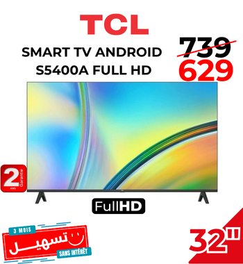Tv TCL 32 » Smart Android S5400A Full HD