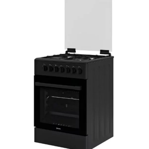 Cuisinière à Gaz Vedette VGE6241BMA 4 Feux 60Cm Noir