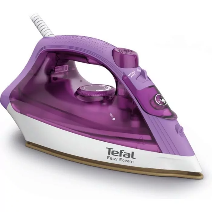 Fer à repasser TEFAL Steam Essential FV1955E0 1400 W – Semelle céramique – Violet - Tefal
