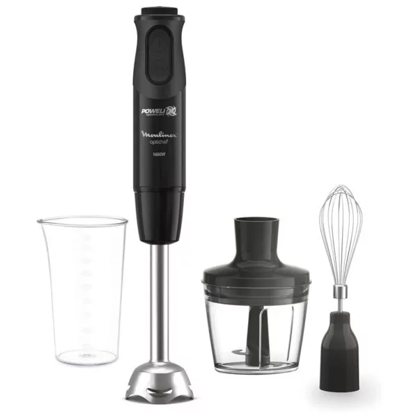 Mixeur Plongeant Moulinex 4-en-1 800ml 1000W DD6552EG Noir