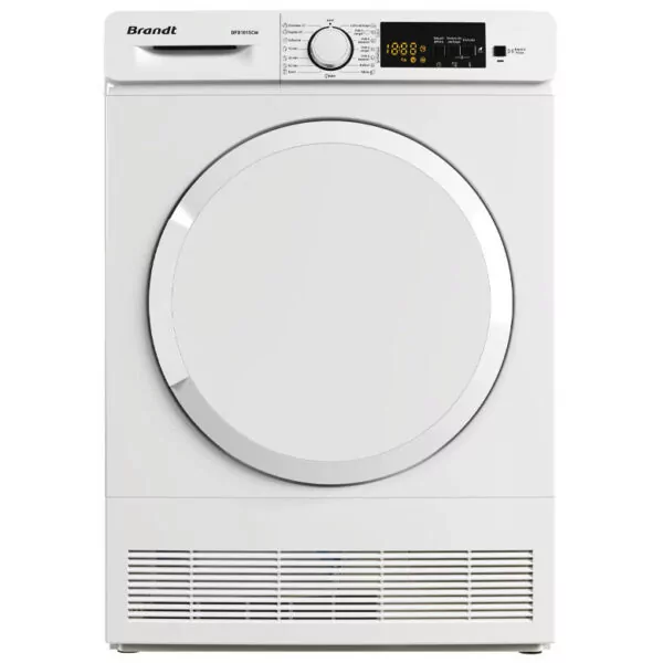 Sèche linge Frontale BRANDT DFB1015CW 10KG - Blanc