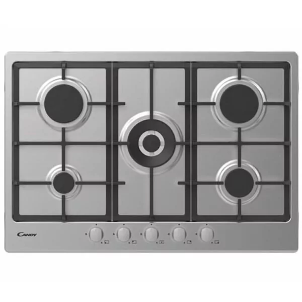 Plaque De Cuisson Candy CHG74WX 5 Feux Inox